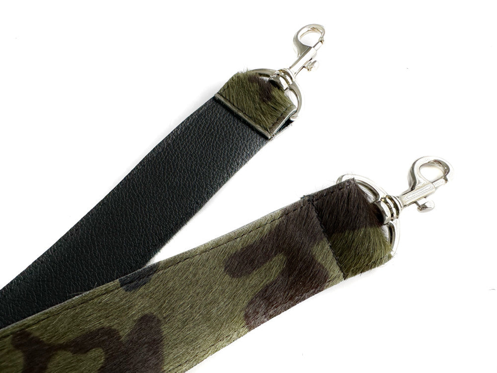 Short Printed Calf Hair Strap - Camo