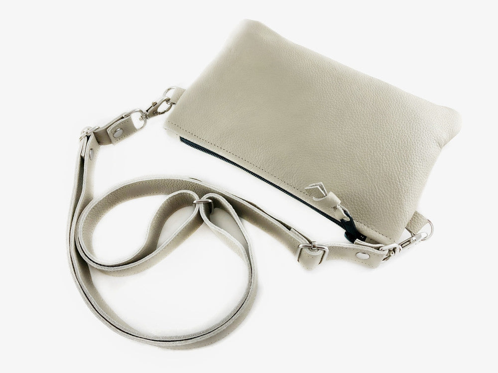 Convertible Crossbody Leather Mini Bag - MORE COLORS