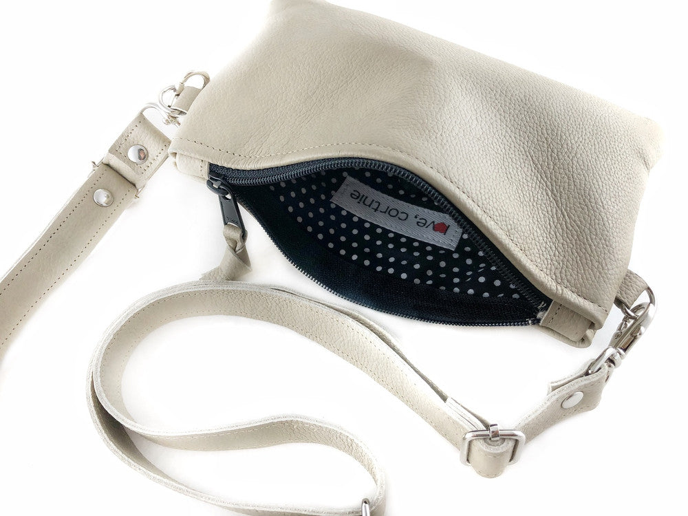Convertible Crossbody Leather Mini Bag - MORE COLORS
