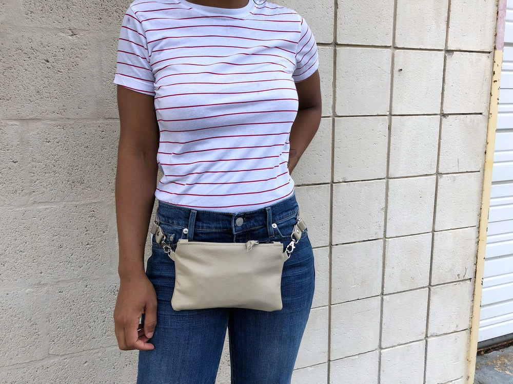 Convertible Crossbody Leather Mini Bag - MORE COLORS
