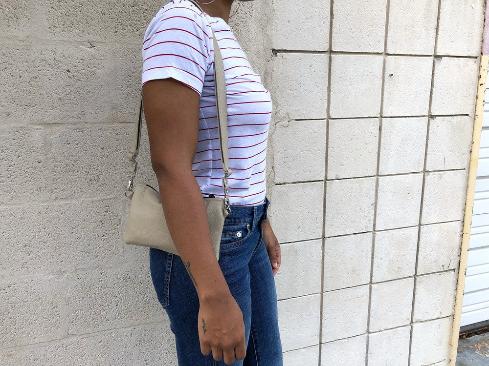 Convertible Crossbody Leather Mini Bag - MORE COLORS