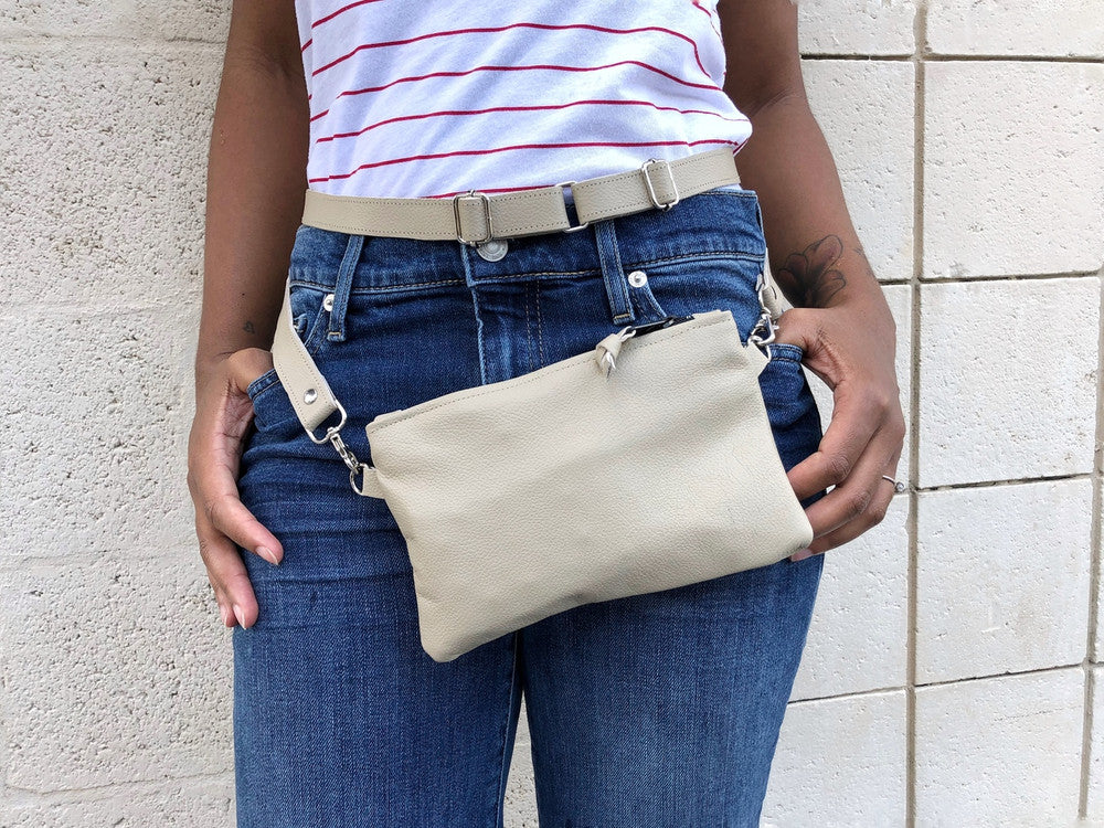 Convertible Crossbody Leather Mini Bag - MORE COLORS
