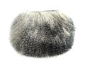 NEW! Fluffie Mongolian Fur Clutch - Black & Off White