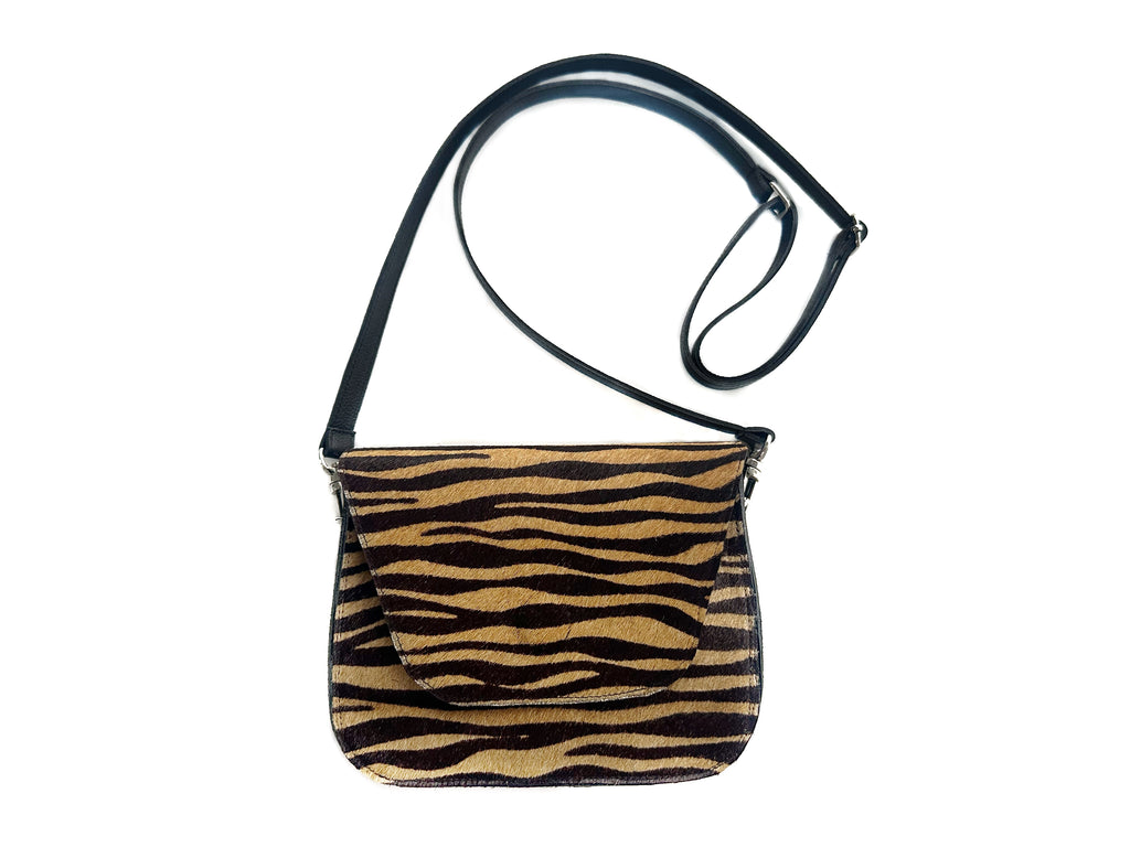 NEW! Kai Crossbody Bag - Brown Mini Zebra
