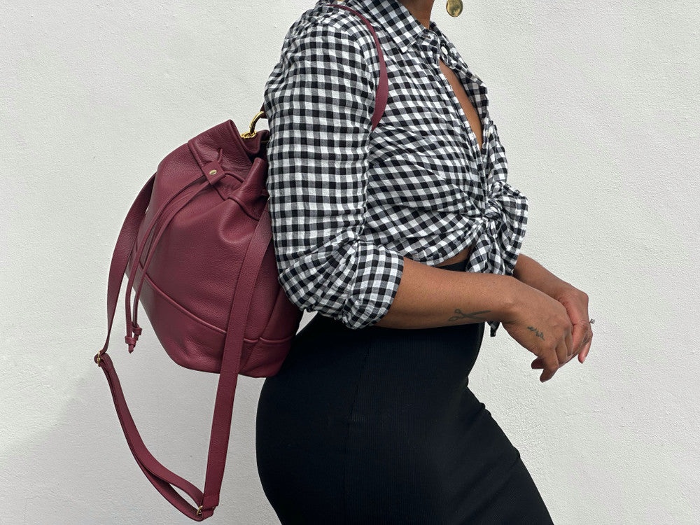 KeKe Leather Bucket Bag - MORE COLORS