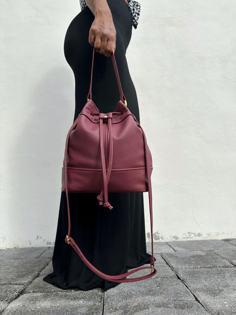 KeKe Leather Bucket Bag - MORE COLORS