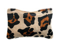 Large Scale Leopard Calf Hair Clutch
