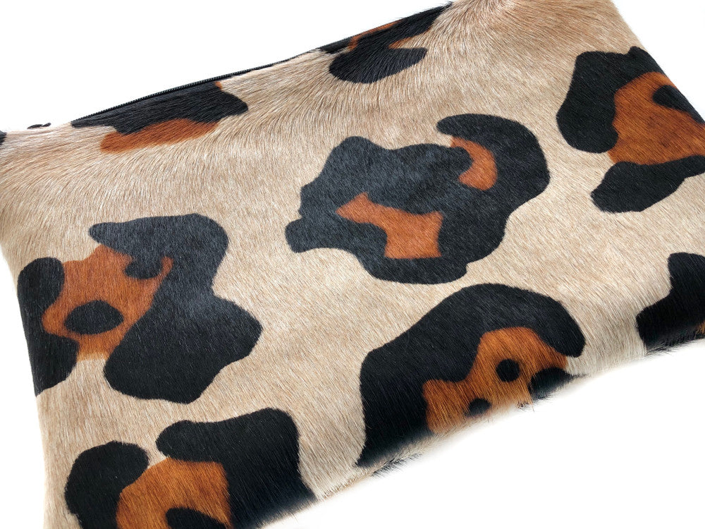Large Scale Leopard Calf Hair Clutch - 2 LEFT – Love Cortnie
