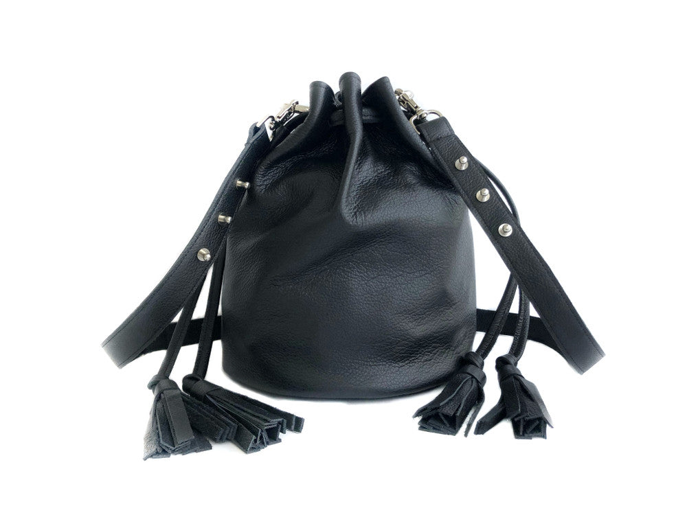 Medium Queendom Leather Bucket Bag - MORE COLORS
