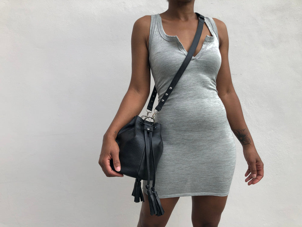 Medium Queendom Leather Bucket Bag - MORE COLORS