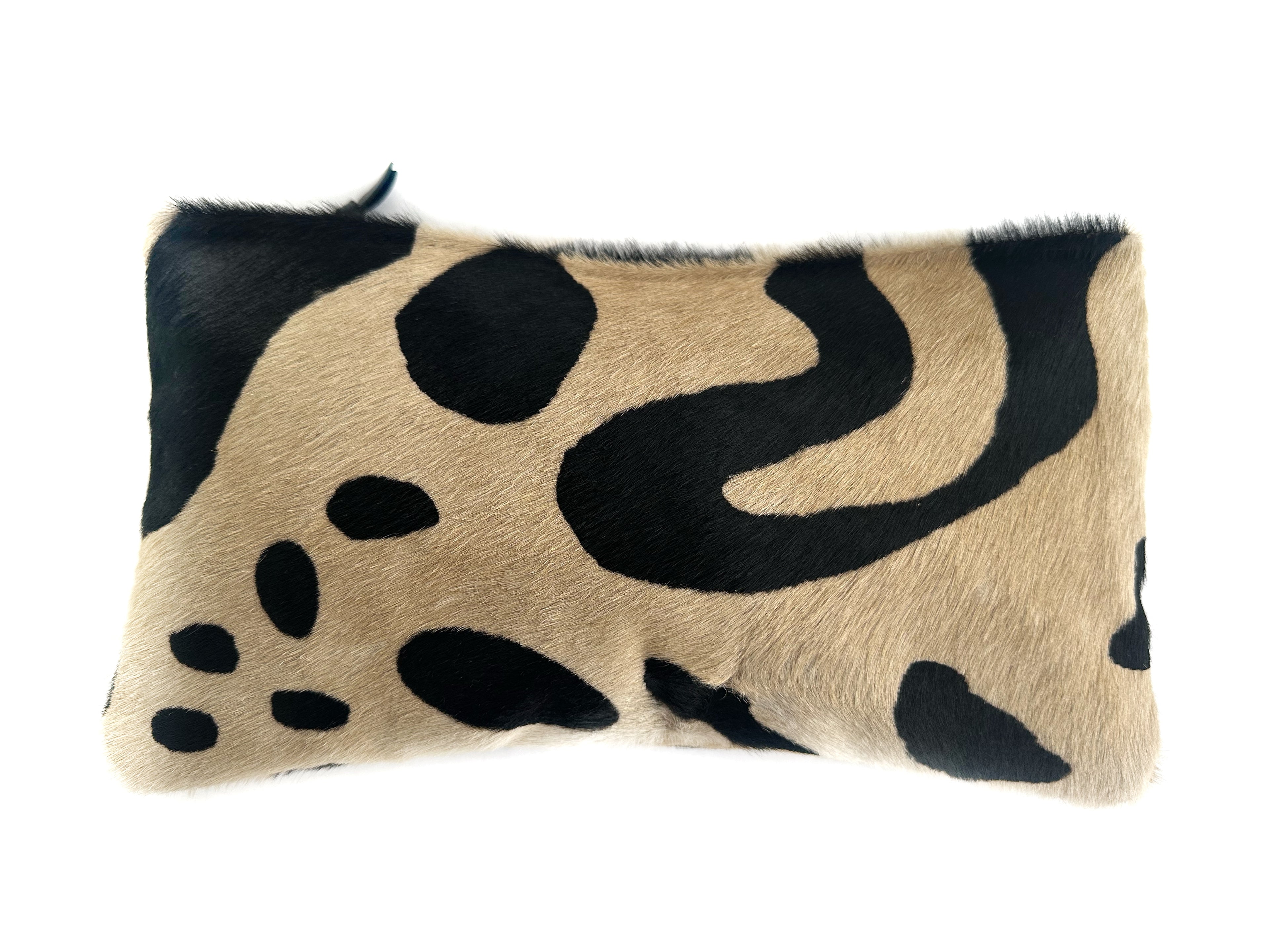 NEW! Midi Calf Hair Clutch - Jaguar