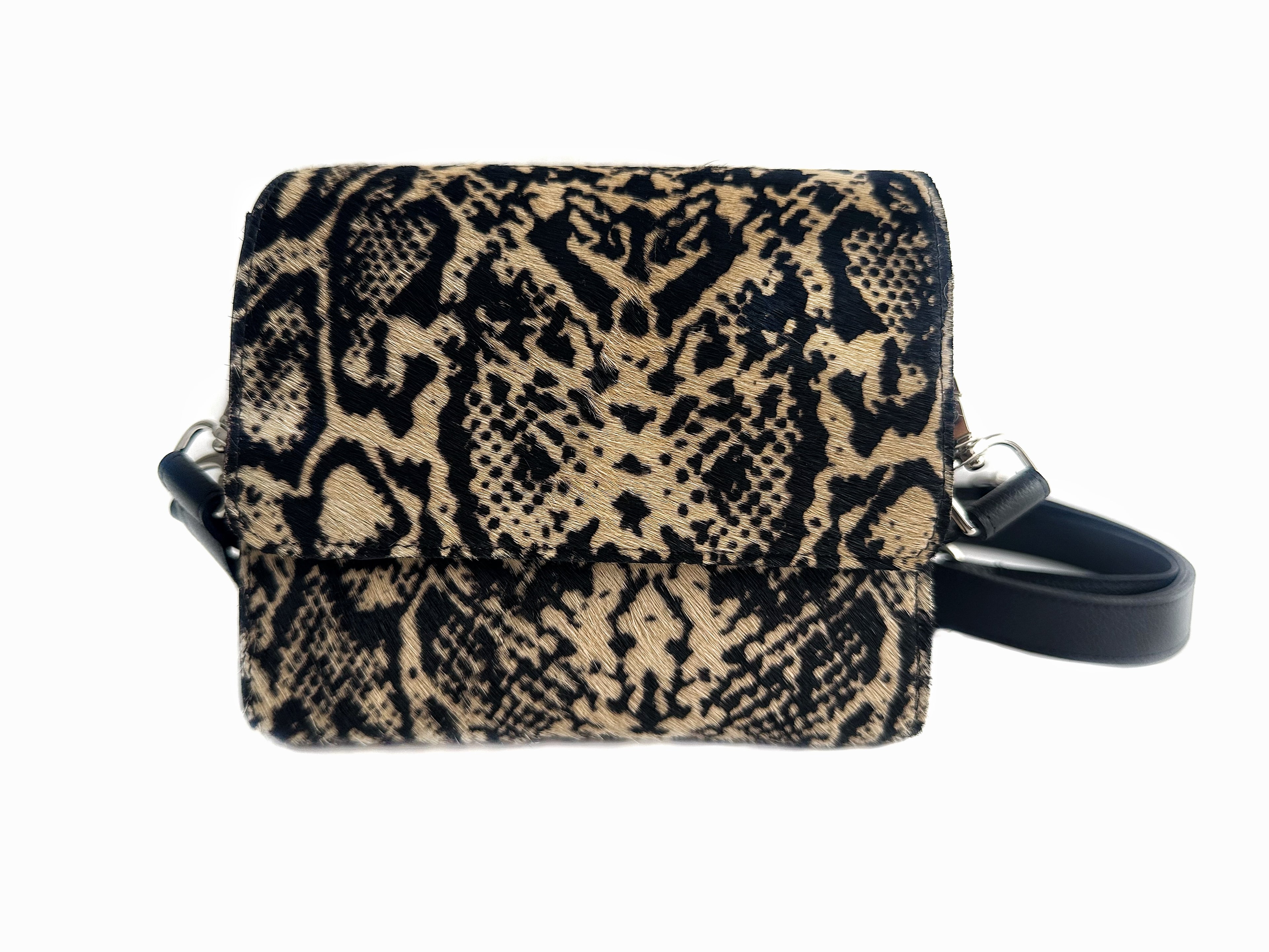 NEW! Mini Snap Crossbody - Python Calf Hair