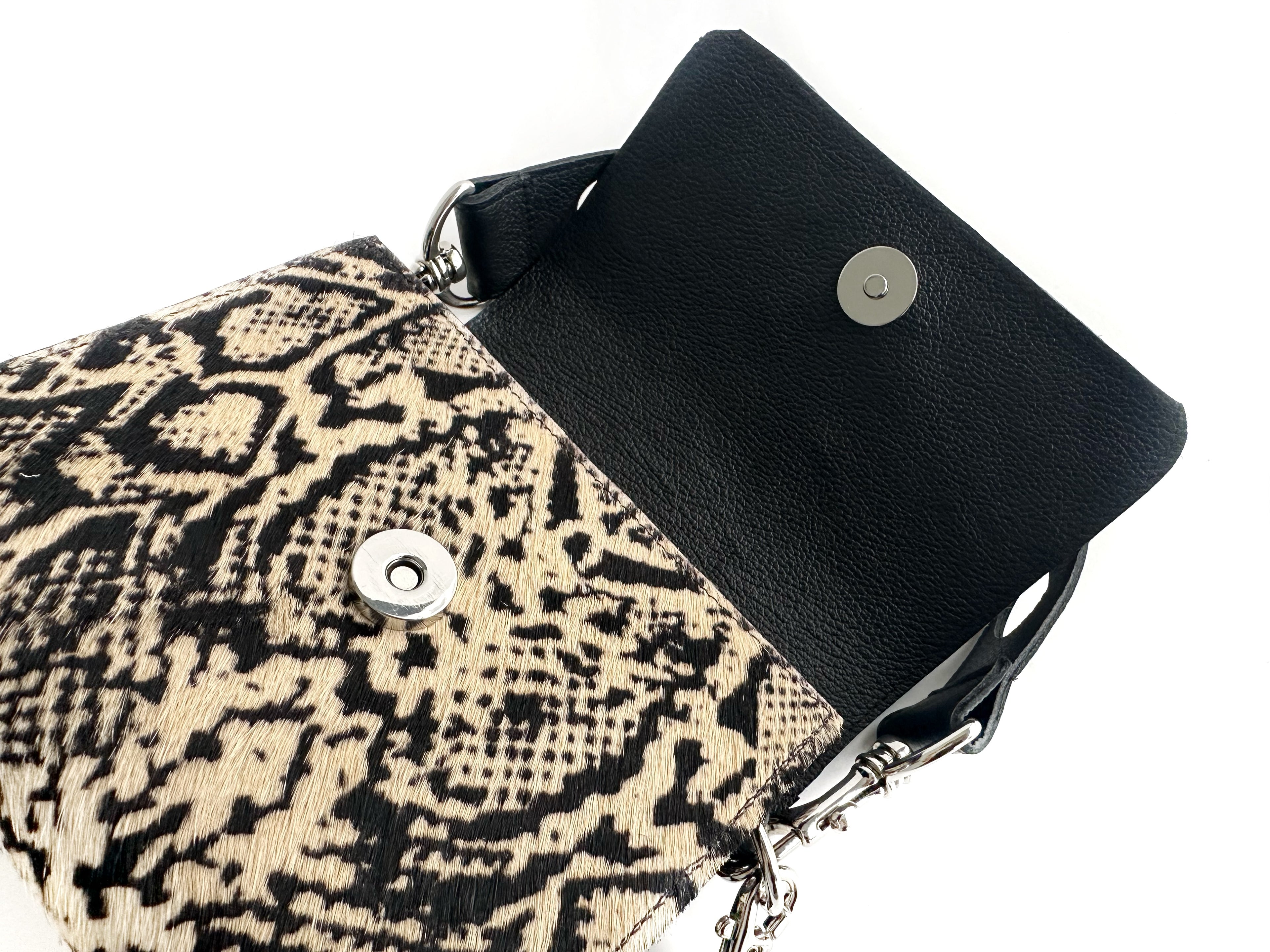 NEW! Mini Snap Crossbody - Python Calf Hair