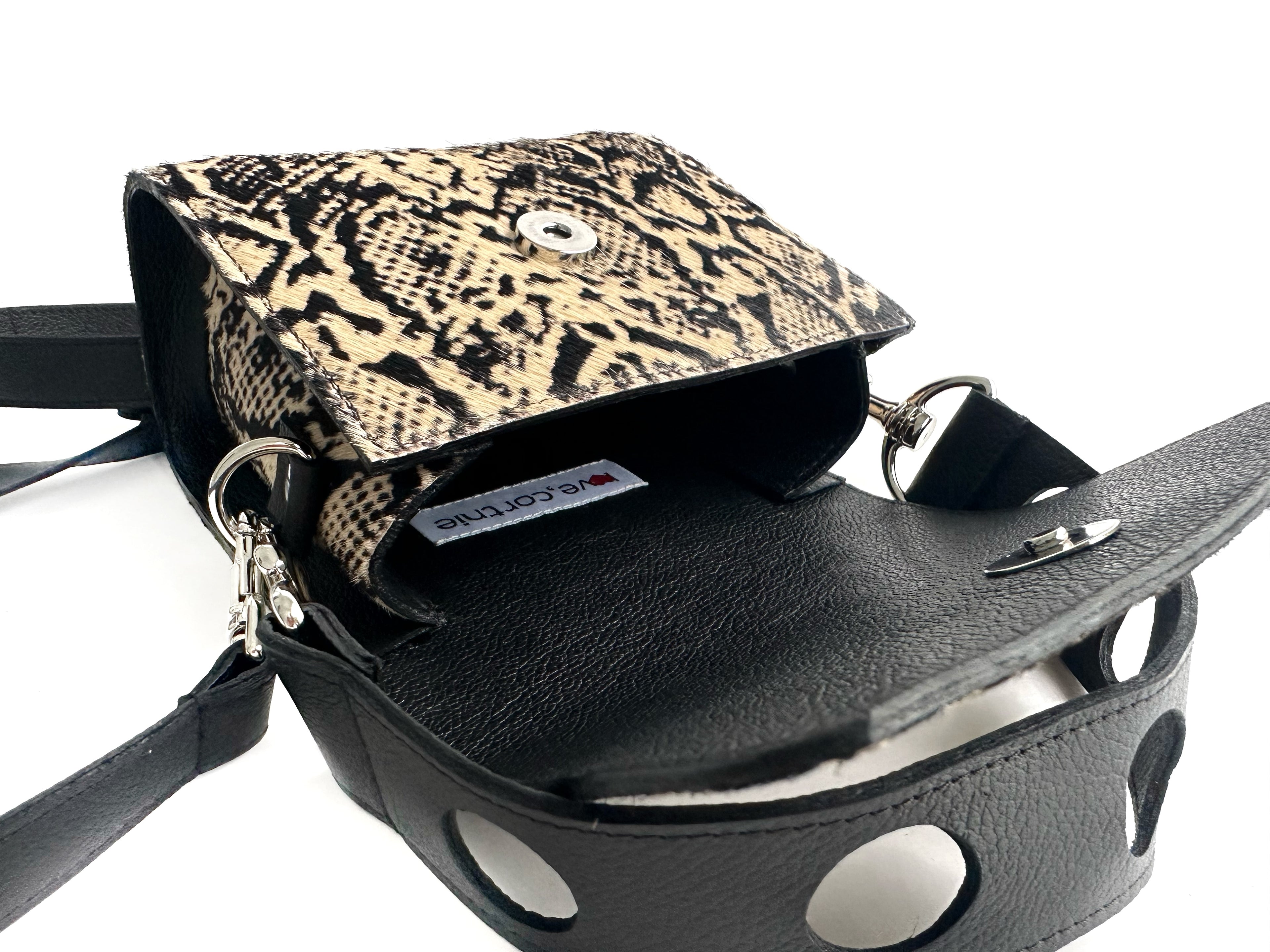NEW! Mini Snap Crossbody - Python Calf Hair