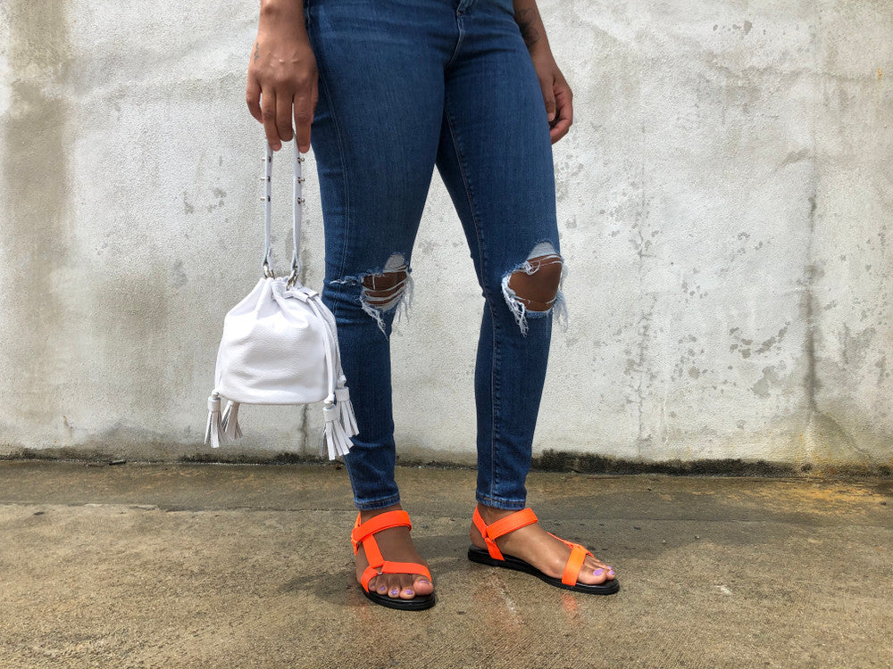 Queendom Studded Leather Mini Bucket Bag - MORE COLORS