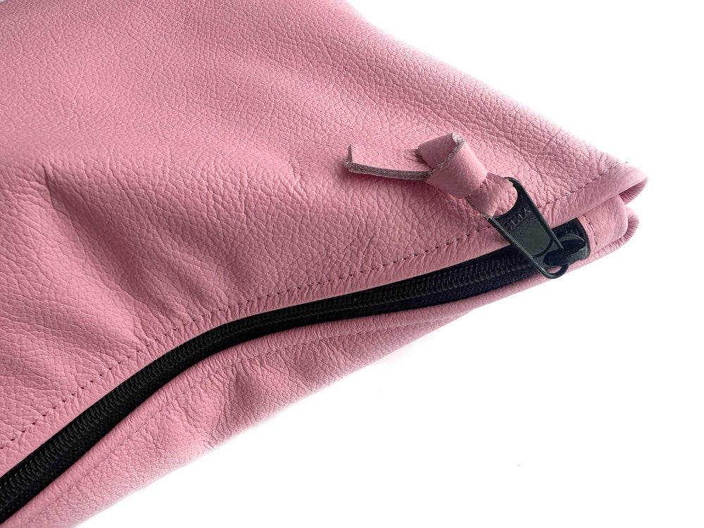 NEW! Color Me Zip Top Leather Clutch - MORE COLORS