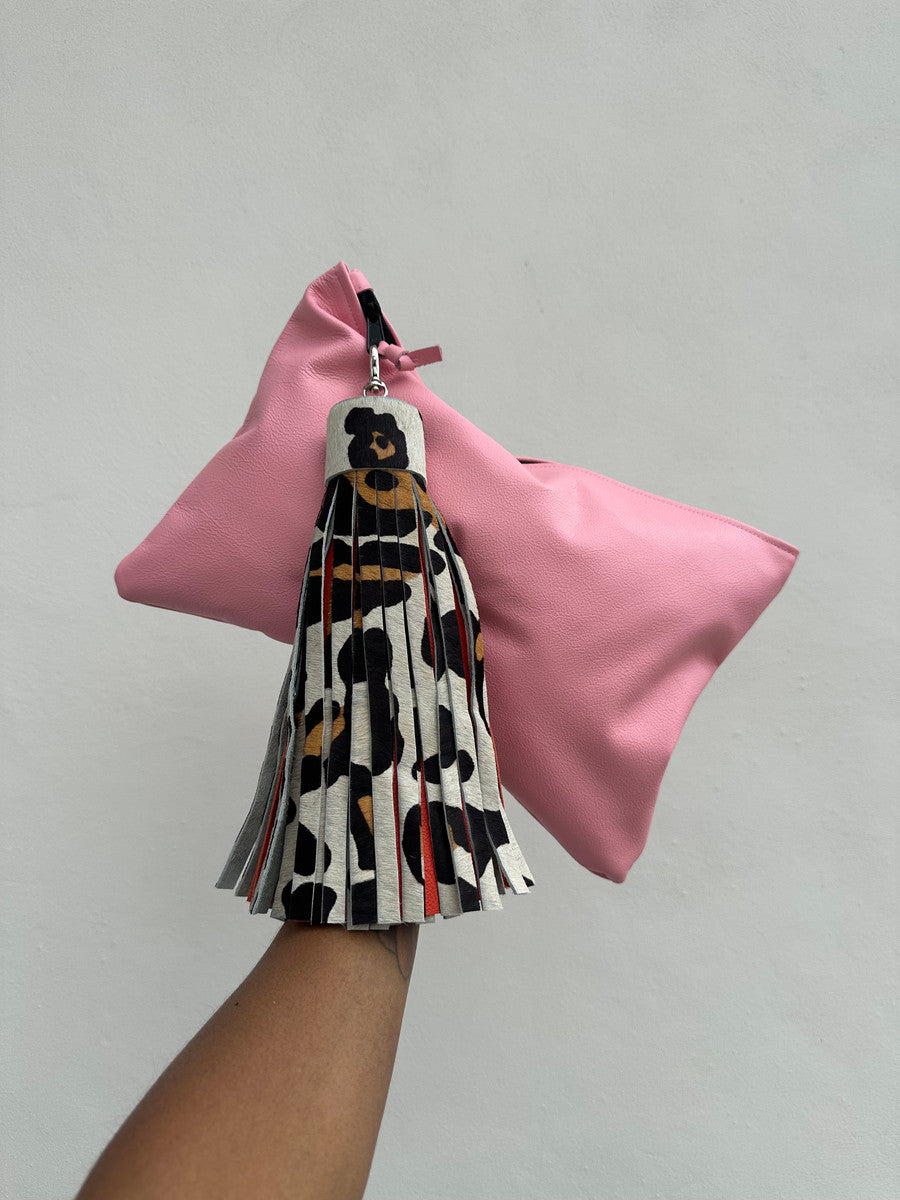 NEW! Color Me Zip Top Leather Clutch - MORE COLORS